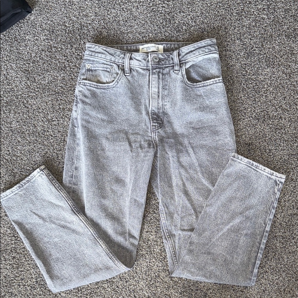 Abercrombie High Rise Mom Jeans